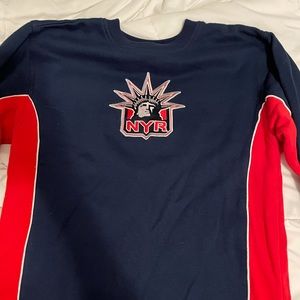 new york rangers embroidered pullover